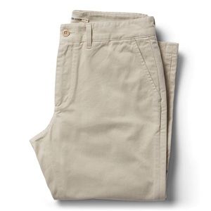 Taylor Stitch Slim Foundation Pant in Organic Stone